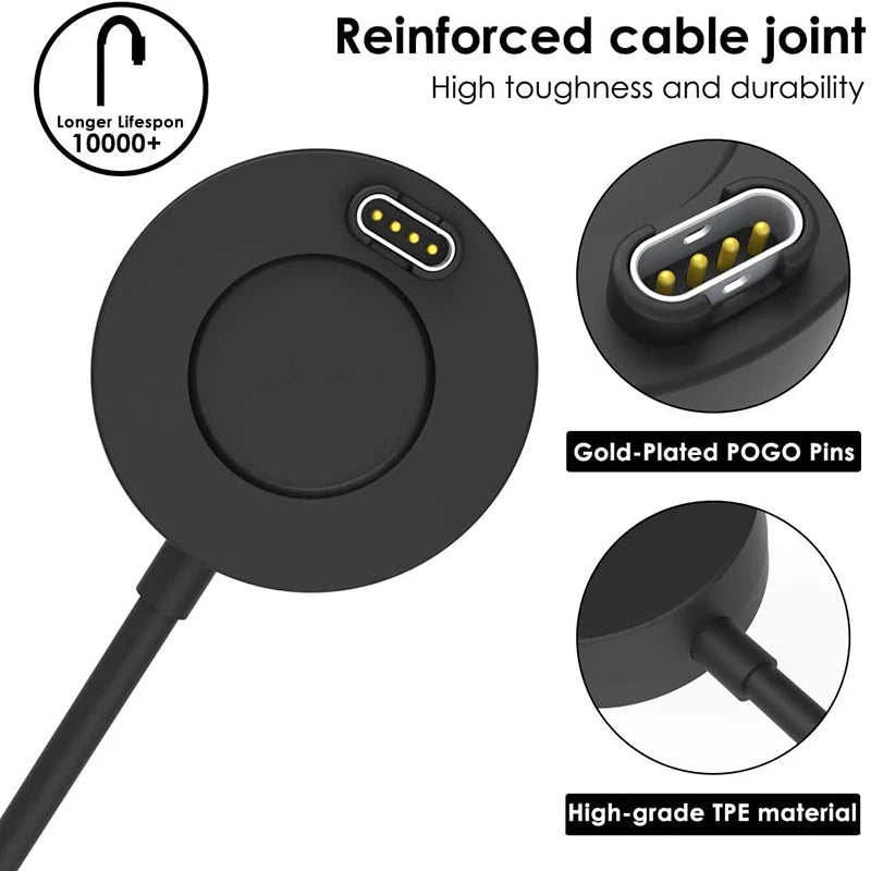 Garmin Charging Dock & USB Cable – Fenix, Venu, Forerunner Smartwatch Charger HIP