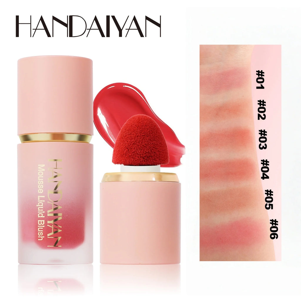 HANDAIYAN Velvet Liquid Blush – Matte Long-Lasting Cheek Color Liquid Blush HIP