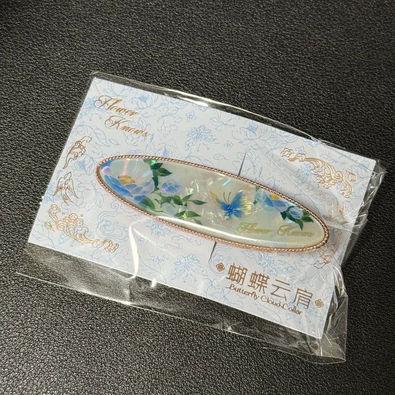 Flower Knows Strawberry Cupid Butterfly Cloud Hair Clip Hair Clip Accessory HIP blue