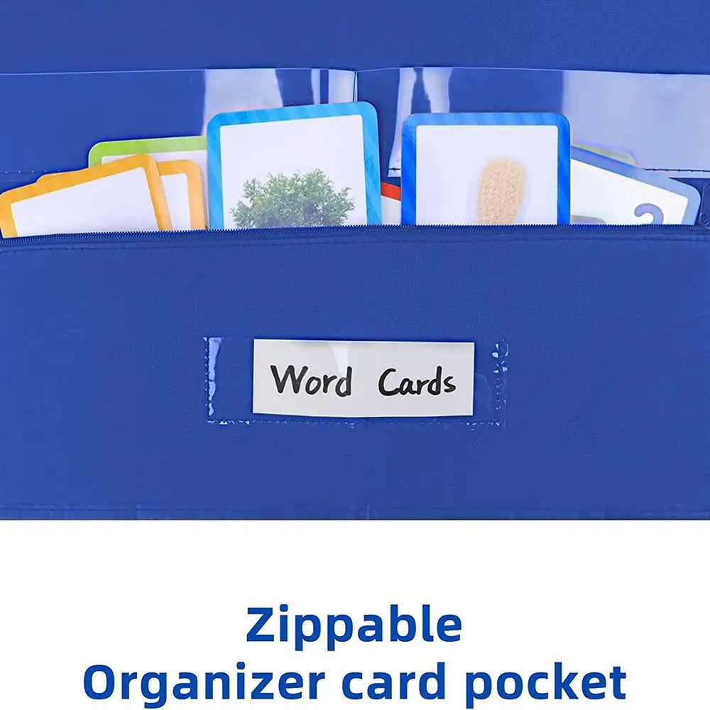 Large Classroom Pocket Chart – 7 Clear Pockets for Teaching Classroom Pocket Chart HIP