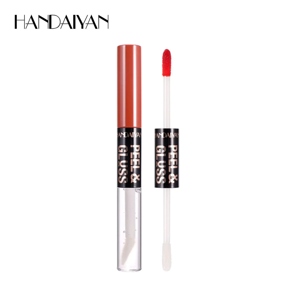 HANDAIYAN 2-in-1 Peel-Off Matte Lip Stain & Mirror Lip Oil Peel-Off Lip Stain HIP