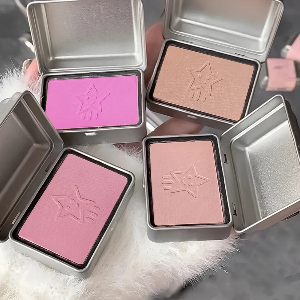 HISYI Matte Blush Powder – Nude Pink Fog Finish | 6g Powder Blush HIP