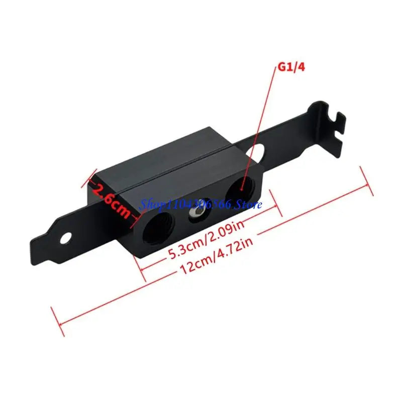 PCIe Pass-Through Bracket for Water Cooling – Baffle Slot Plate PCIe Cooling Bracket HIP