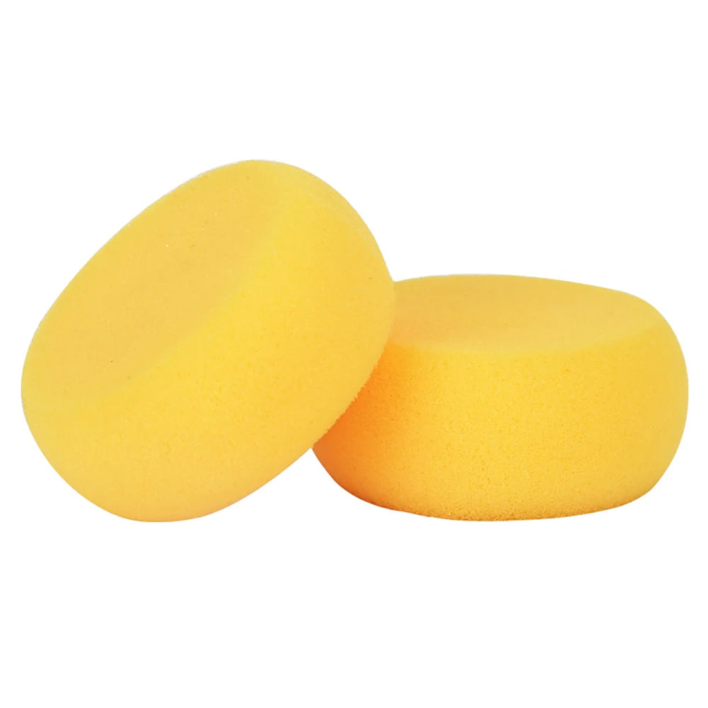 5Pcs Round Sponges Synthetic Practical Circle Sponges Small Sponges Yellow Sponges for Painting Pottery Cleaning Kitchen Tools HIP