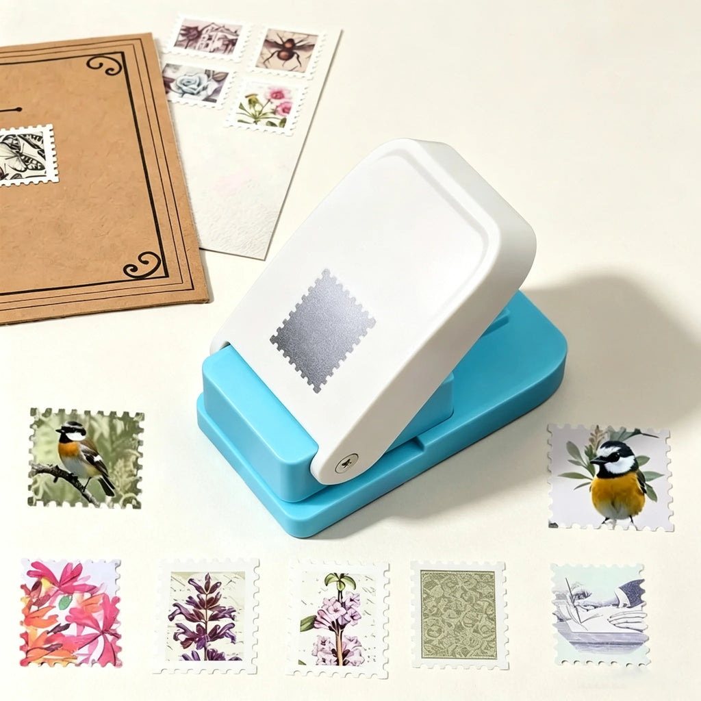 2-in-1 Postage Stamp Shape Paper Punch – DIY Craft Tool Paper Craft Punch HIP