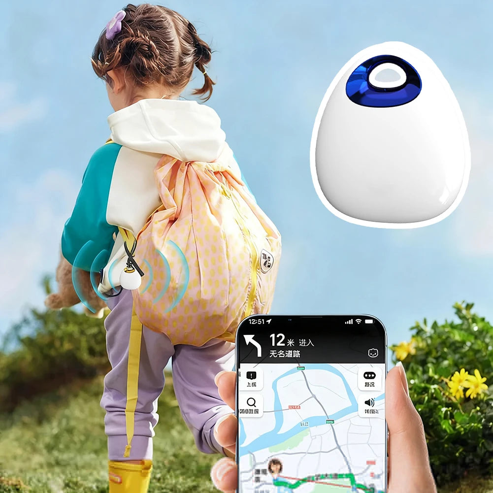 Smart Bluetooth Pet Locator Children's Anti-Loss Locator Key Wallet Waterproof Precision Tracker Global Locator for IOS Android HIP