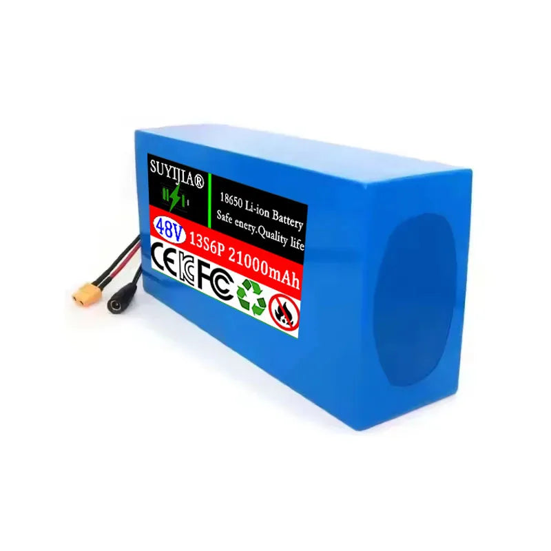 48V 21Ah 13S6P 18650 Lithium Battery Pack with 30A Smart BMS Lithium Battery Pack HIP