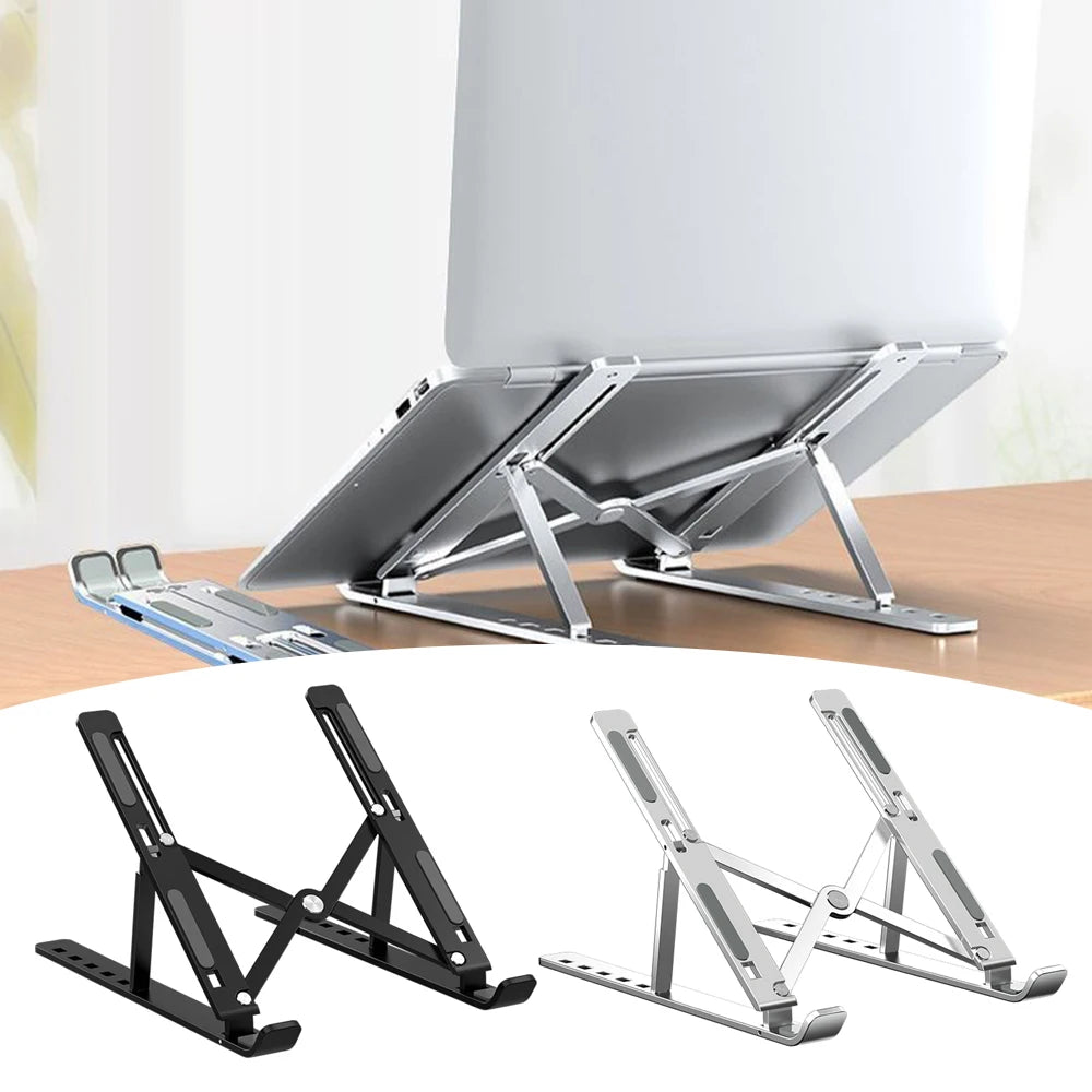 Aluminum Laptop Stand – Adjustable, Anti-Slip & Ventilated Laptop Stand HIP