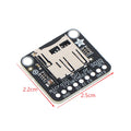 Adafruit #4682 SD SPI/SDIO Card Breakout Board – 3V Black SD Card Breakout Board HIP one size