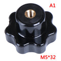 Star Knob Clamping Nut M5–M12 Female Thread Copper Core Clamping Knob Nut HIP 1