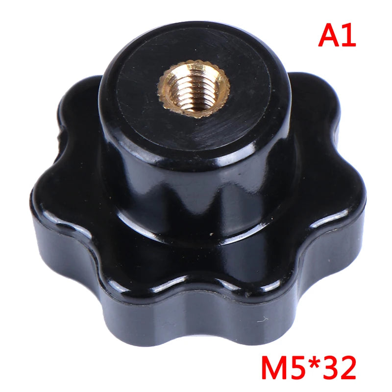Star Knob Clamping Nut M5–M12 Female Thread Copper Core Clamping Knob Nut HIP 1