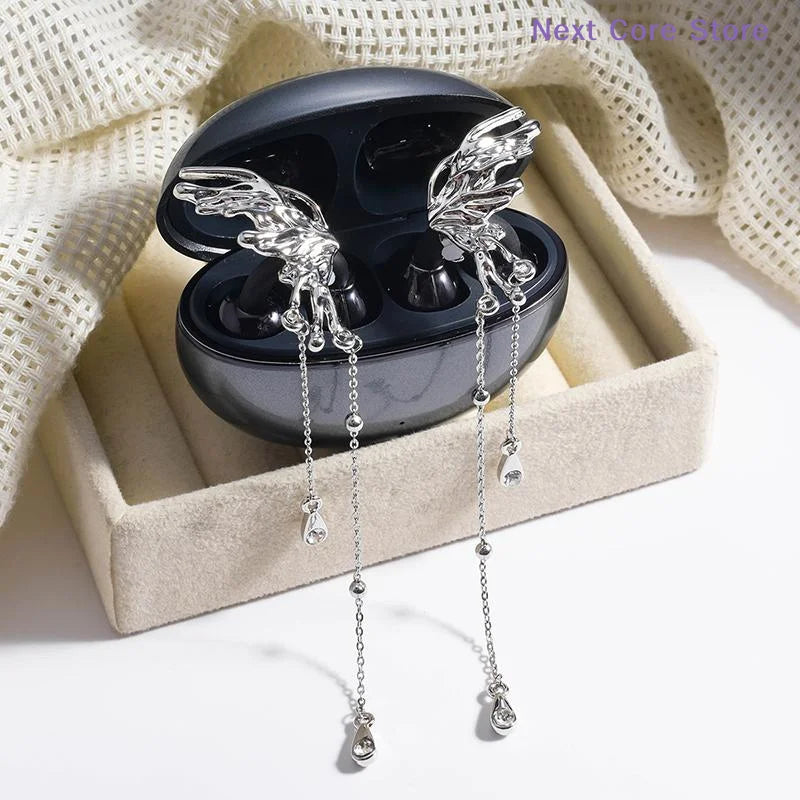 Rhinestone Earbud Decoration Clips – Zircon Charm Pair Earbud Decoration Clip HIP
