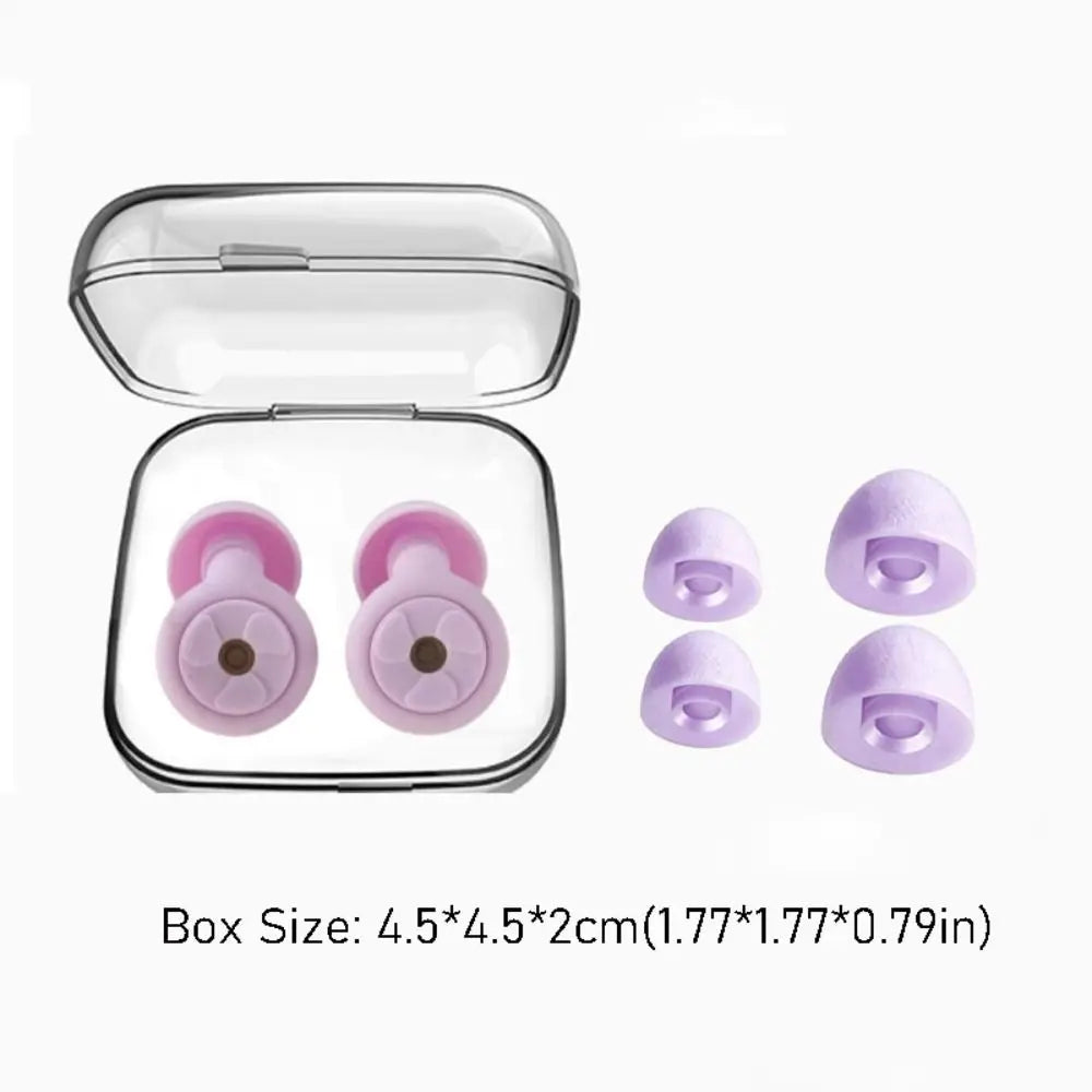 Soft Silicone Noise Cancelling Earplugs – Reusable Sleep Plugs Silicone Earplugs HIP