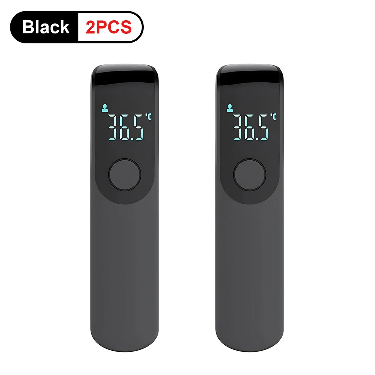 Fireurus Digital IR Ear Thermometer – Kids & Adults | Non-Contact Digital IR Thermometer HIP 2PCS Black