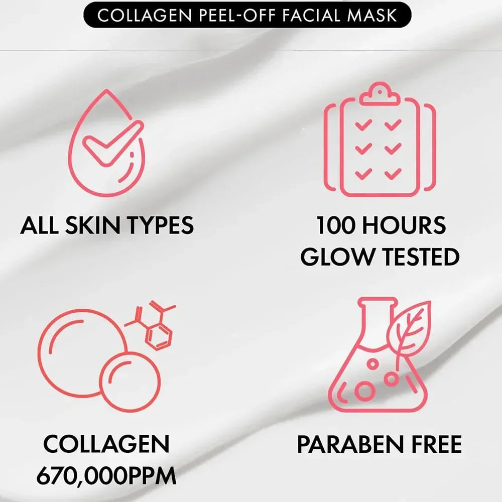 Collagen Peel-Off Face Mask 670,000ppm – Hydrate & Glow Collagen Peel-Off Mask HIP