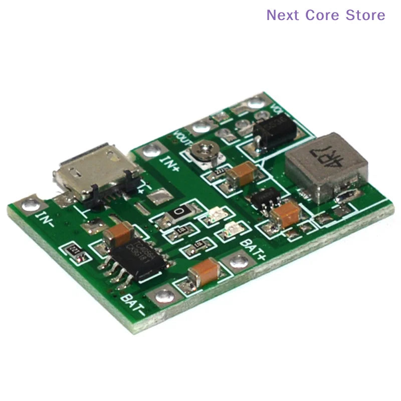 USB Lithium 3.7V Battery Charging Module DC-DC Boost Step Up DC-DC Boost Module HIP