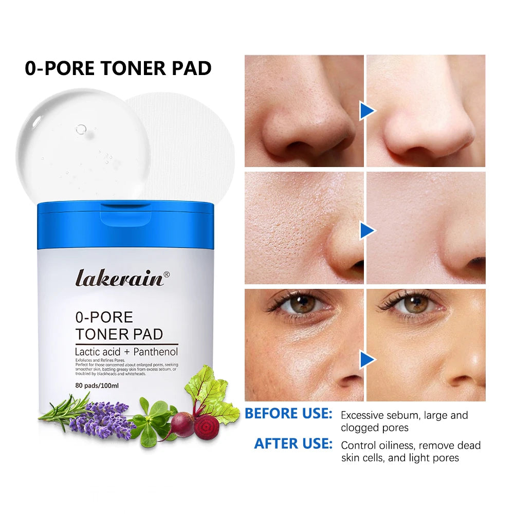Zero Pore Toner Pads Control Oil Reduce Sebum Exfoliate Deep Clean Refines Pores Antioxidant Skincare Treatment skincare korean HIP
