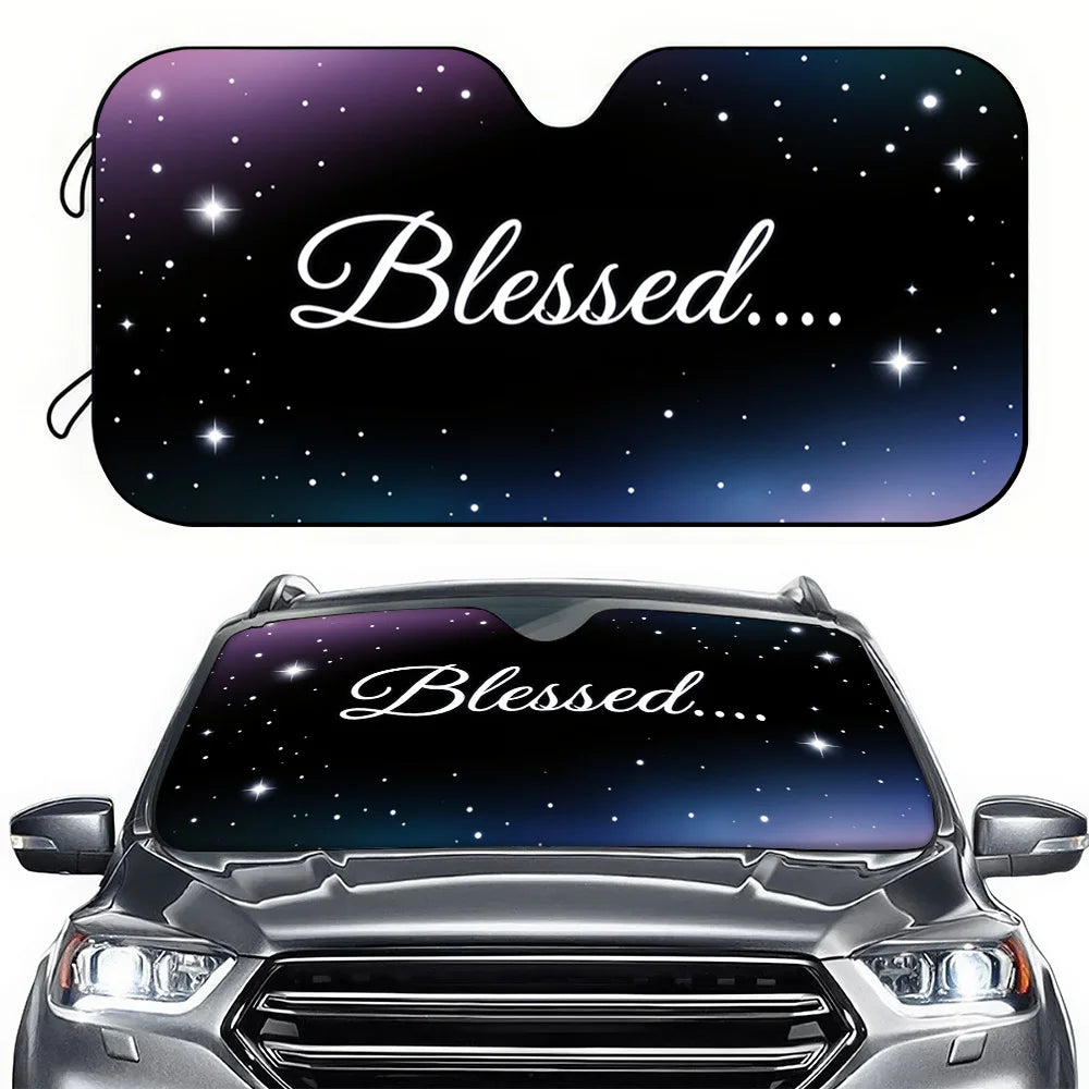 Starry Night Car Sun Visor – UV Protection & Cooling Shade Car Sun Visor HIP M
