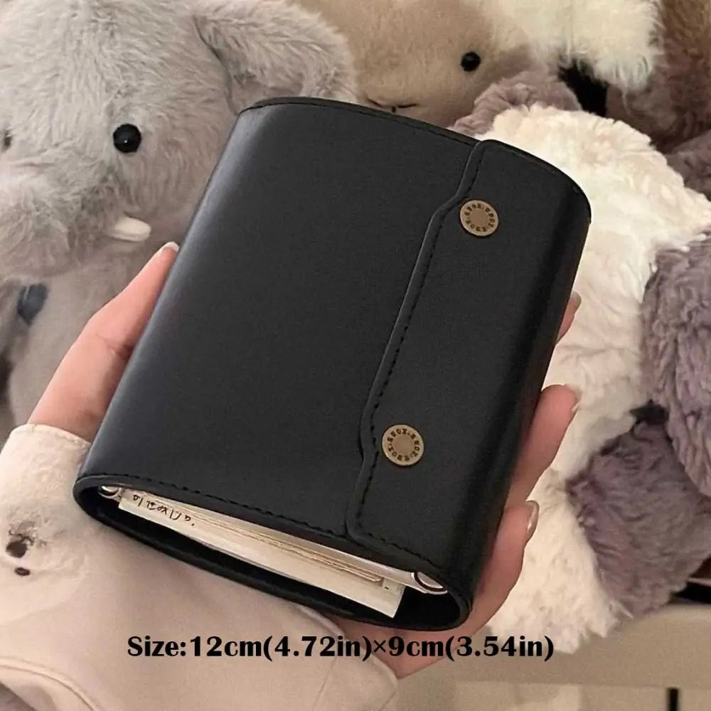M5 Leather Pocket Notebook – Blank Pages & Ring Binder Leather Pocket Notebook HIP
