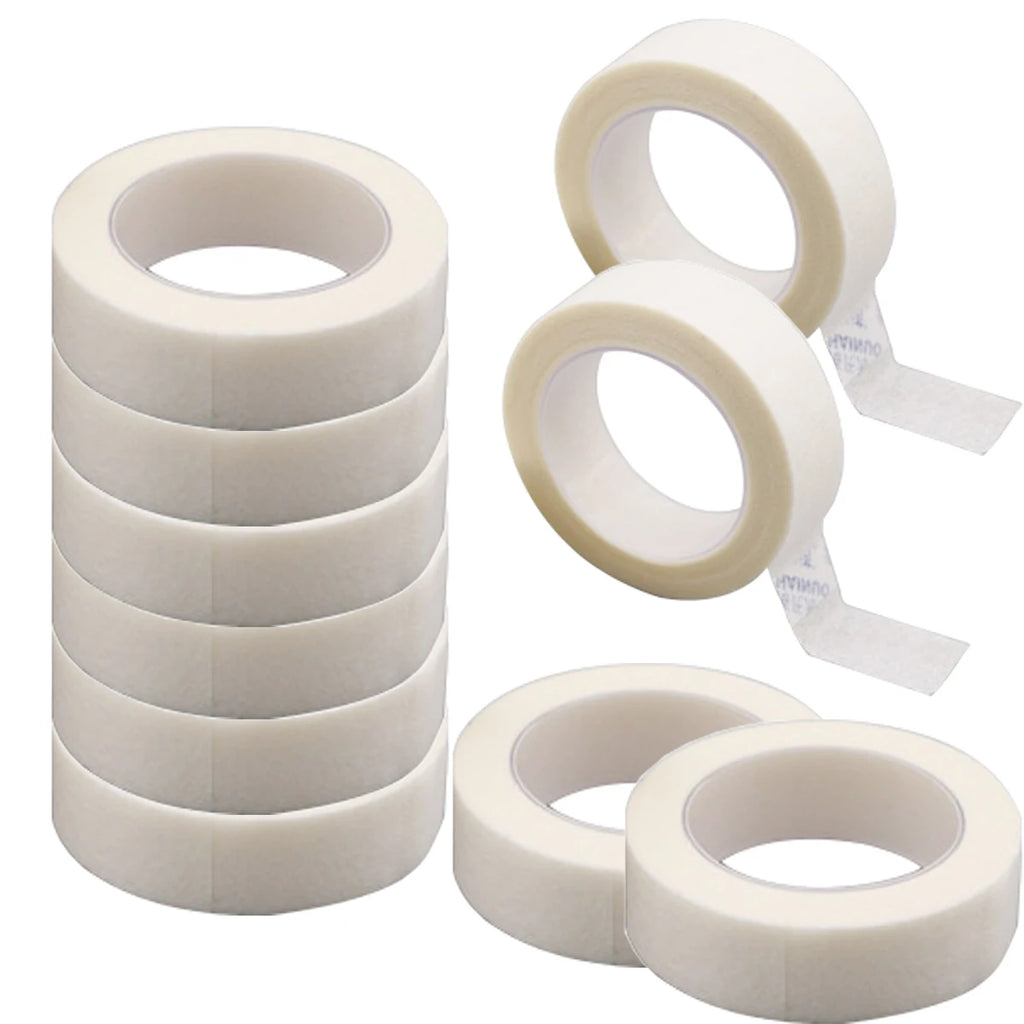 YSDO 2/3/5/8 Rolls Professional Beauty Lash Extensions Tape Lashes Paper Tape Eyelash Extension Tool Ventilate Micropore Tape HIP