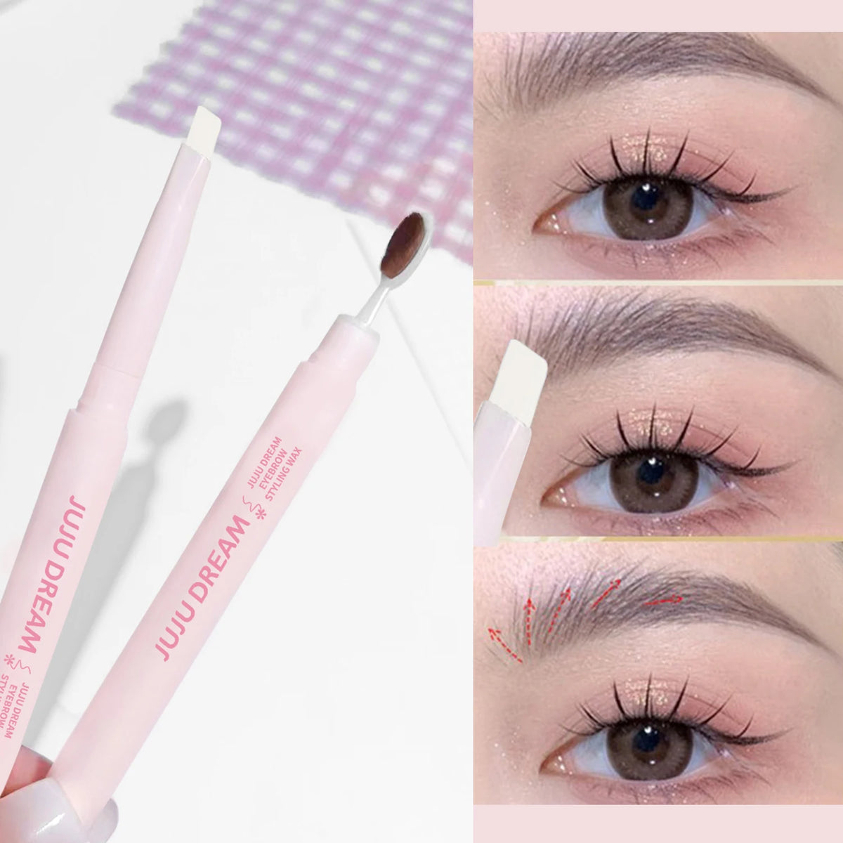 Clear Eyebrow Styling Wax – Waterproof & Long-Lasting | JUJU Dream Eyebrow Styling Wax HIP