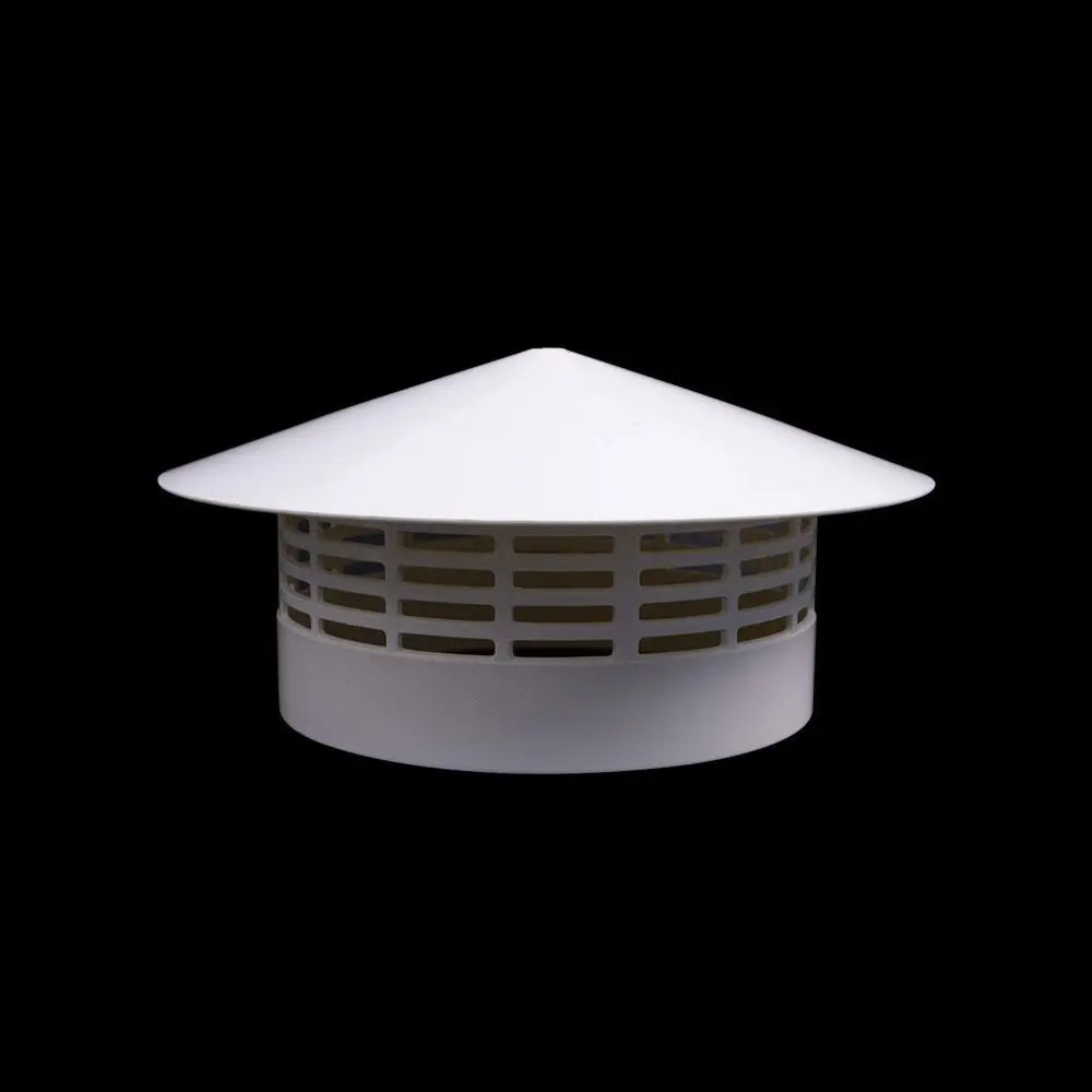 PVC Round Roof Air Vent Grille 75–200mm | Weatherproof Cap Roof Vent Cover HIP