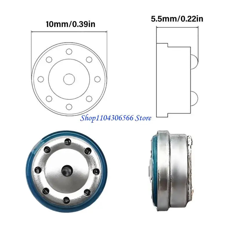 10mm Beryllium HiFi Dynamic Driver – Double Chamber Speaker Unit HiFi Speaker Driver HIP