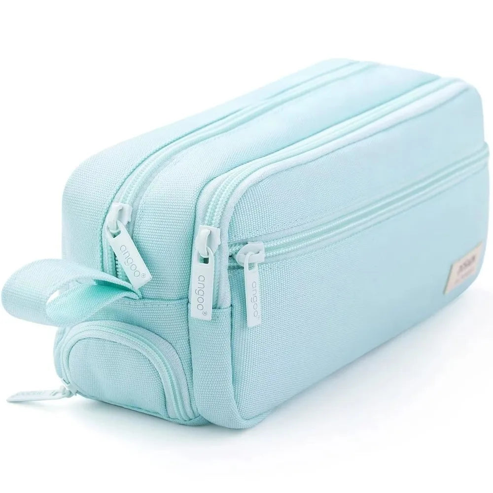 Large Capacity 3-Layer Zipper Pencil Case | Stationery Bag Pencil Case HIP