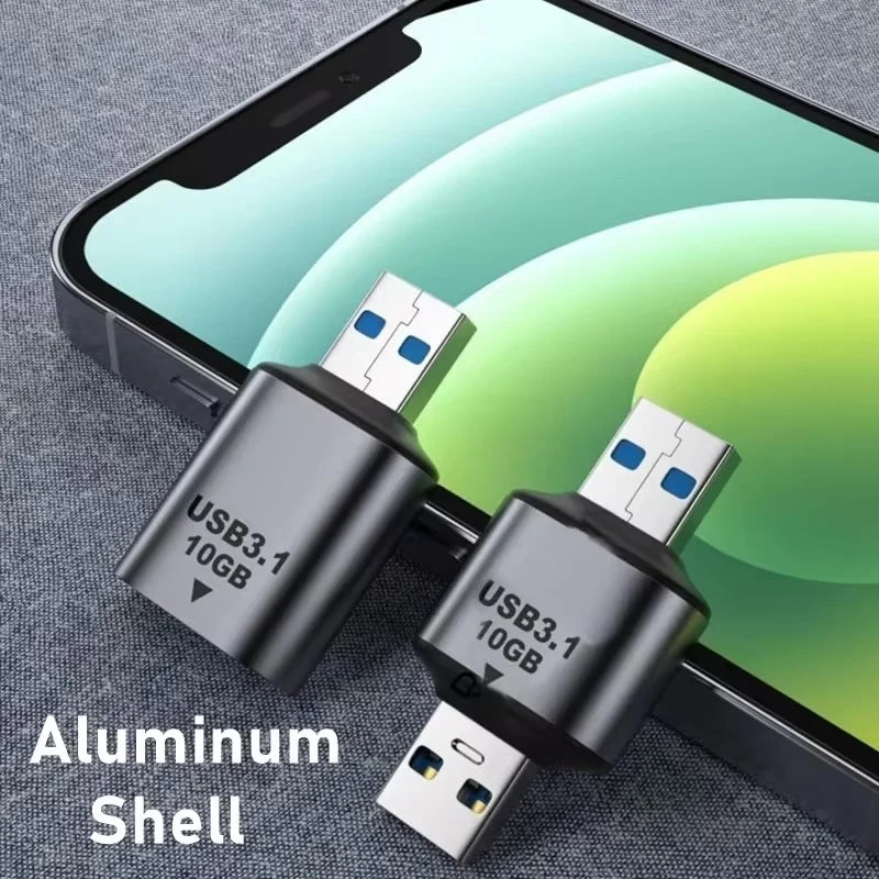 USB-A to USB-C OTG Adapter – USB 3.1, 10Gbps Fast Charging USB Cable Adapter HIP