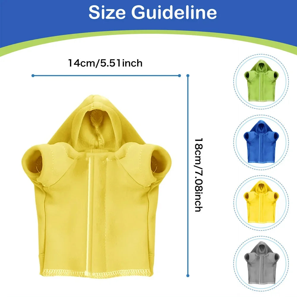 Warm Pet Sweater Hoodie Coat Apparel For Bearded Dragons Lizards Reptiles Chameleons Geckos Hamster Small Animals Photo Prop HIP