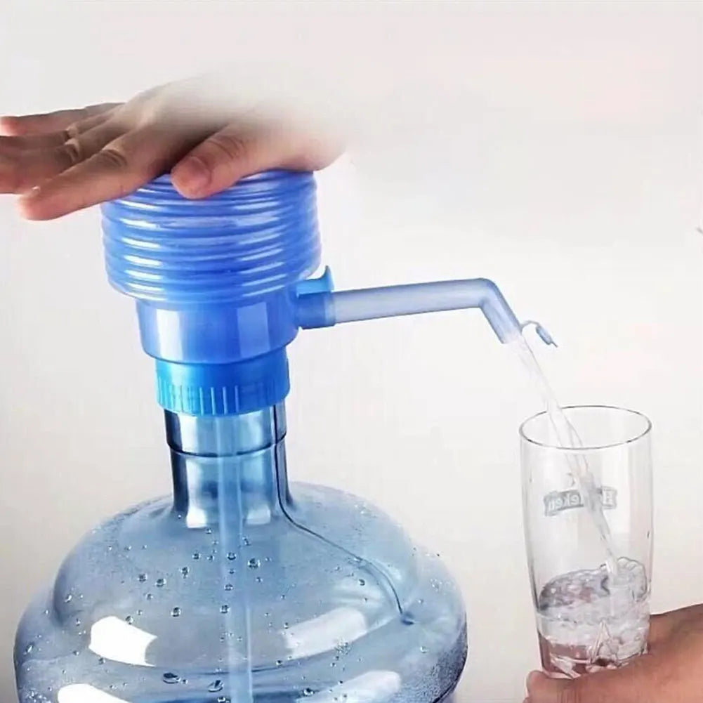 Portable Bottled Drinking Water Hand Press Removable Tube Innovative Vacuum Action Manual Pump Dispenser Juice Dispenser HIP