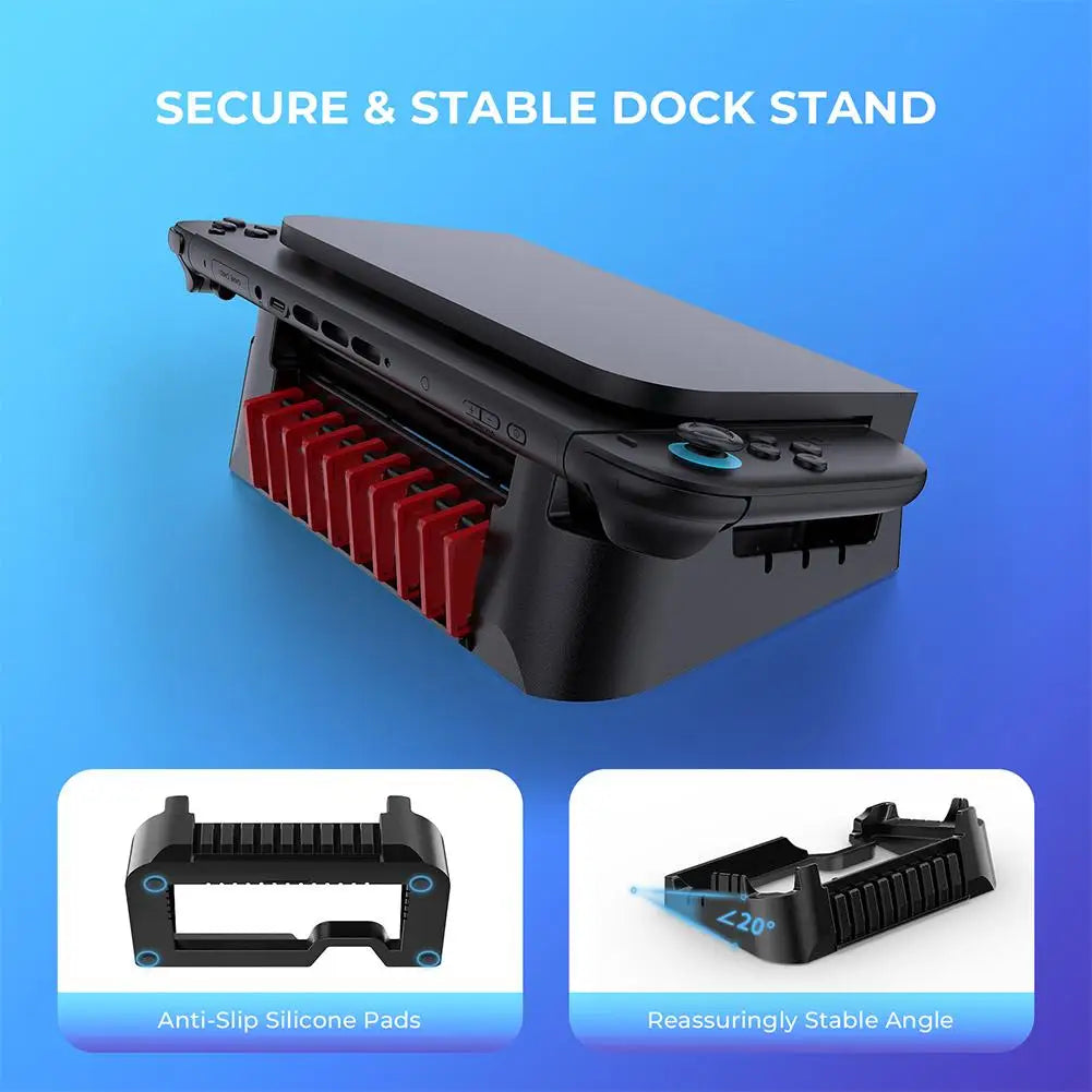 For Switch 2/Switch/OLED Stand Base Game Cartridges Integrated Storage Protecting For Switch 2/Switch/OLED Storage Stand HIP