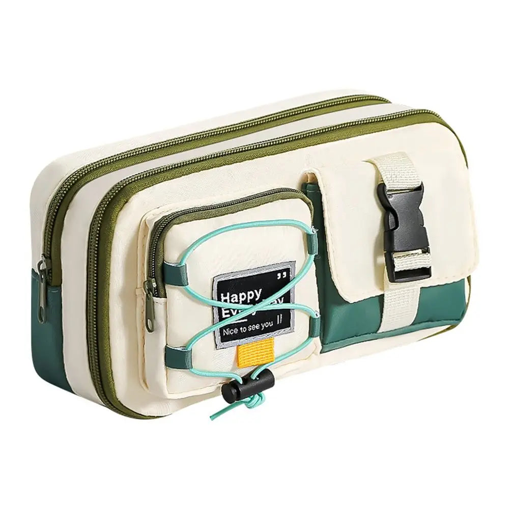 Large Capacity Pencil Case – Stylish Fabric Pen Bag Pencil Case HIP