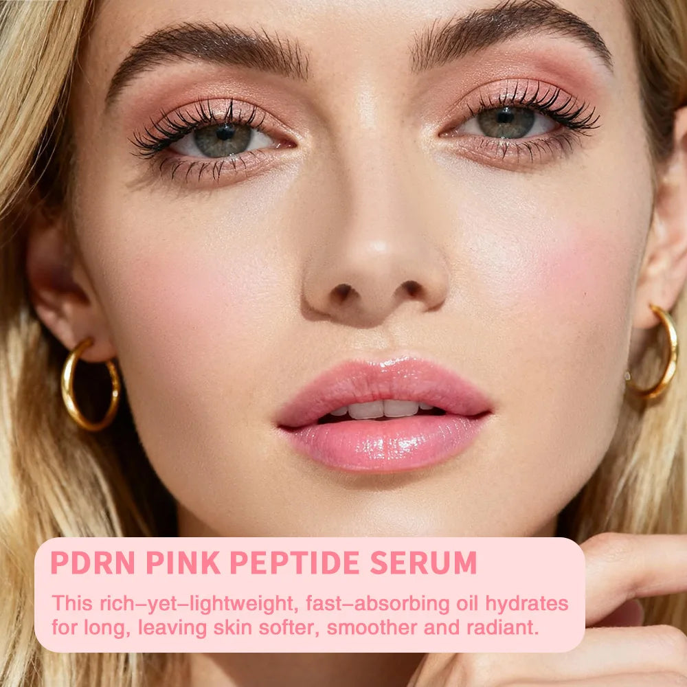 Salmon DNA PDRN Pink Peptide Serum Pink Glow Serum Remove Skin Darkness Hydrating Moisturizing Firming Korean Skincare HIP