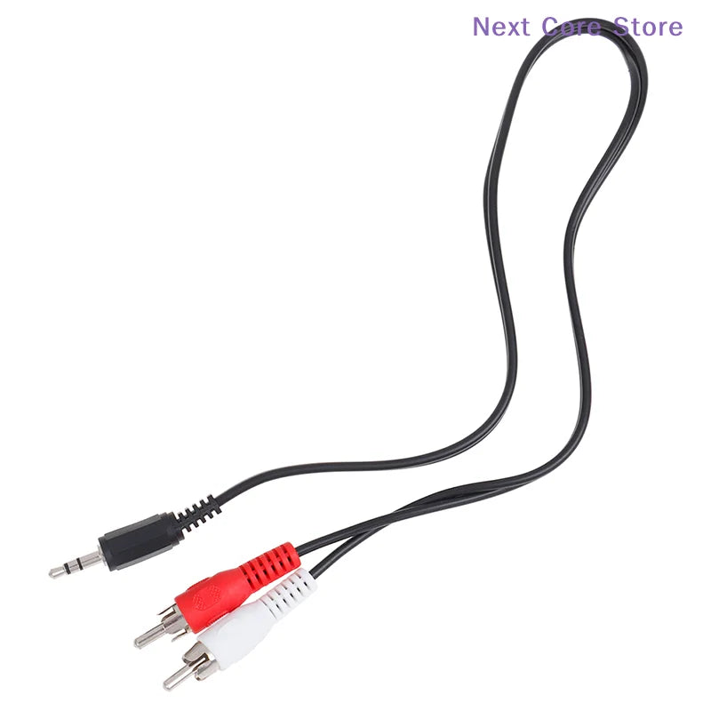 3.5mm Male to Dual Male Stereo Audio Splitter Cable 0.5M Audio Splitter Cable HIP