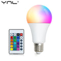E27 RGBW LED Bulb 5W 10W 15W with IR Remote Control RGB LED Bulb HIP 5W