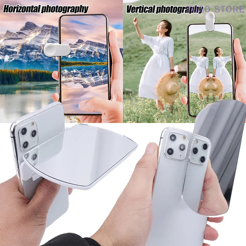 Sky Mirror Phone Reflection Shooting Clip – Adjustable Angle Phone Camera Clip HIP