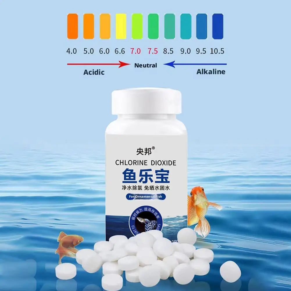 Water Purification Tablets Eco-Friendly Aquarium Water Purifier Fast-Acting Fish Tank Cleaning Solution Aquarium Water Clarifier HIP