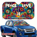 Peace & Love Thanksgiving Car Windshield Sunshade Car Windshield Sunshade HIP M