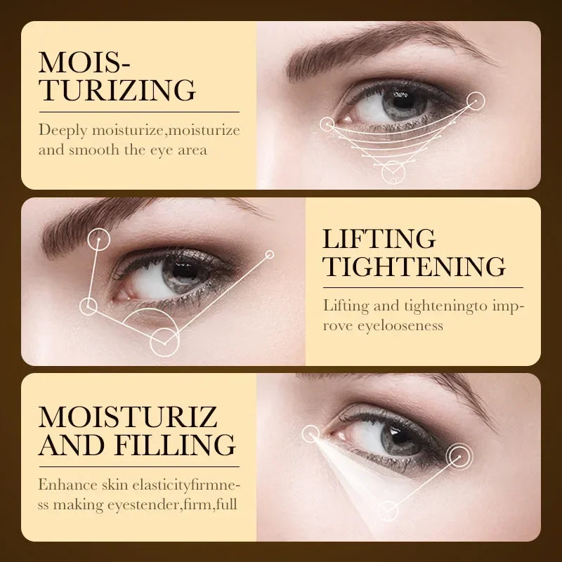 24K Gold Hyaluronic Acid Eye Cream – Firm & Brighten Eye Cream HIP