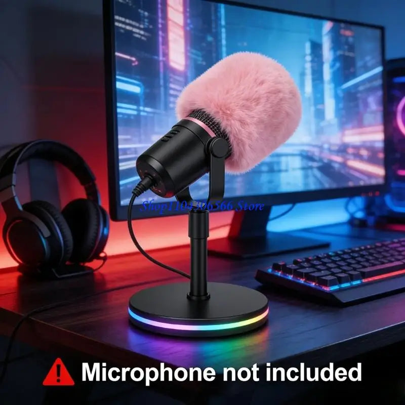 Furry Oval Windscreen for FIFINE AM8 Microphone | 4 Colors Microphone Windscreen HIP