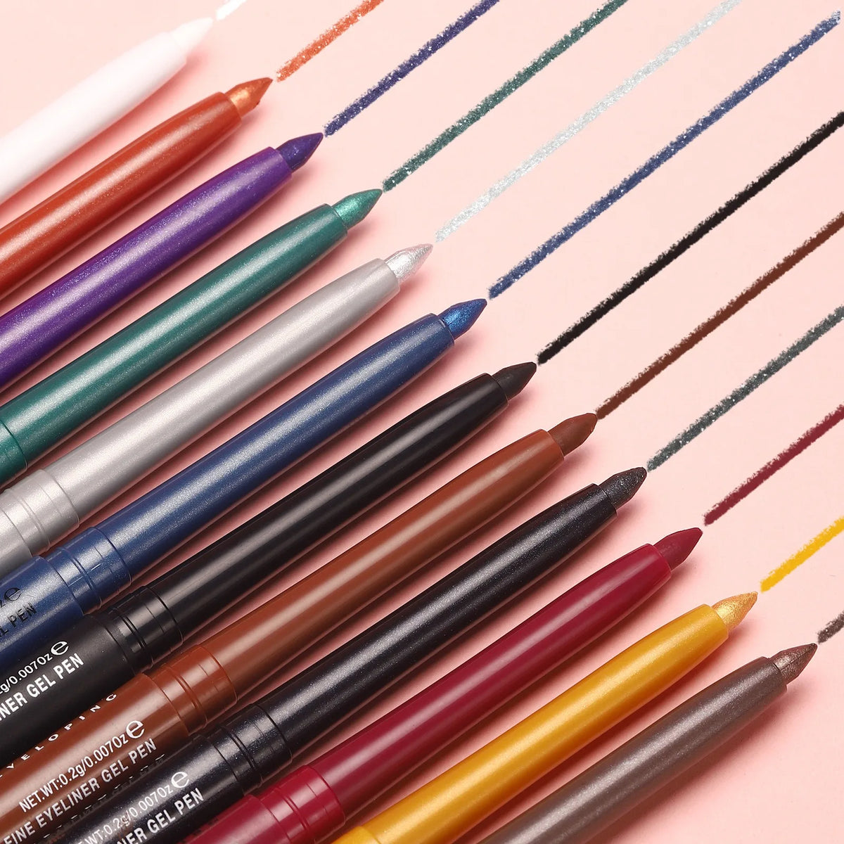 Waterproof Eyeliner Gel Pencil Matte Glitter Lying Silkworm Eye Shadow Pen Brown No Smudge Quick Drying Rotatable Eyeliner Stick HIP