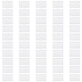 50-Pack Clear Clip-On Label Holders for Shelves & Storage Shelf Label Holders HIP -