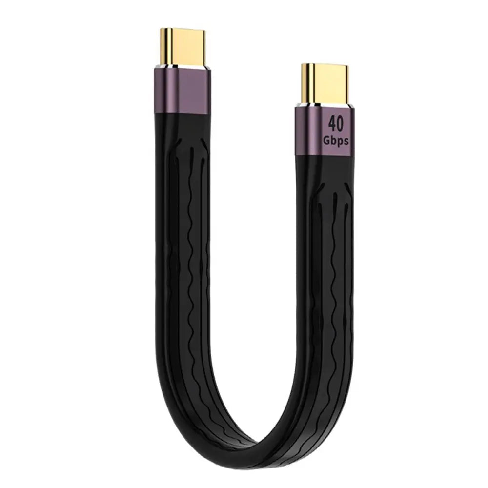 USB 4.0 Gen3 Cable 40Gbps 100W E-Marker Fast Charging USB-C Data Cable HIP Type-C Male to Male