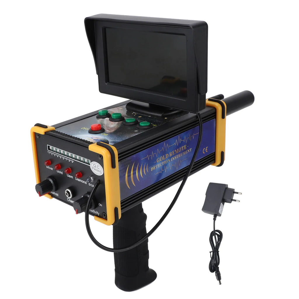 20m Depth GRM5 Metal Detector High Sensitivity Precise Detection 400 to 470mhz Metal Scanning Device for Gold Silver HIP EU Plug
