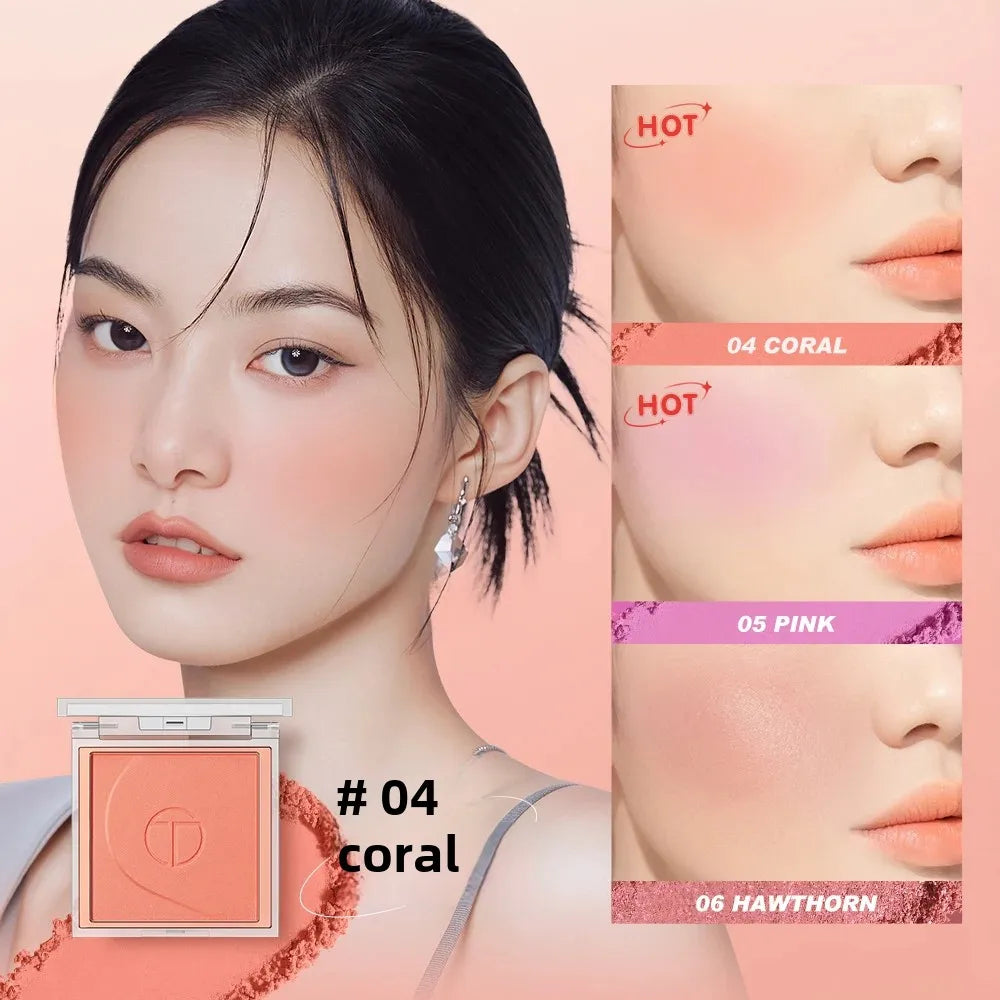 O.TWO.O 6-Color Mineral Blush Palette – Matte & Satin Mineral Blush Palette HIP
