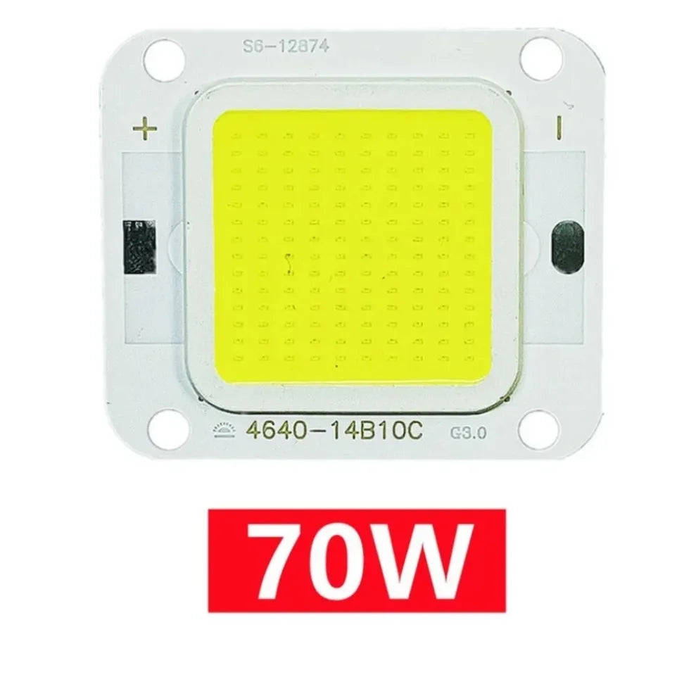LED COB Chip 10W–70W DIY Spotlight Floodlight Lamp Bead LED COB Chip HIP