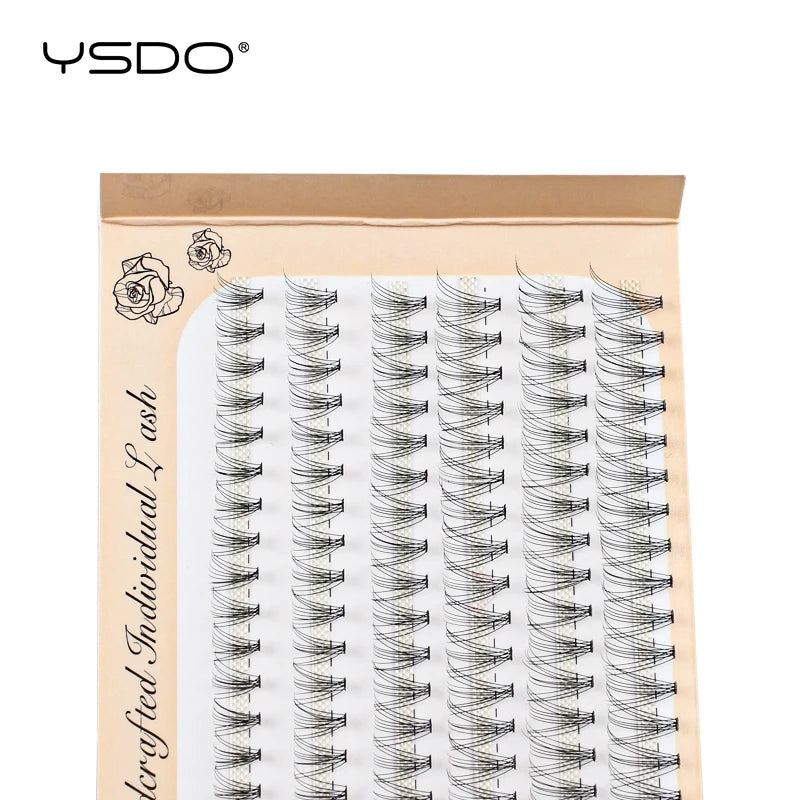 120 Bundles Eyelash Extension Volume Natural Russian Faux Cils 6 Rows False Lashes Individual 10/20/30D Cluster Eyelashes Makeup HIP
