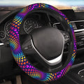 Colorful Pride Abstract Steering Wheel Cover – 14.5–15 Inch Steering Wheel Cover HIP 1