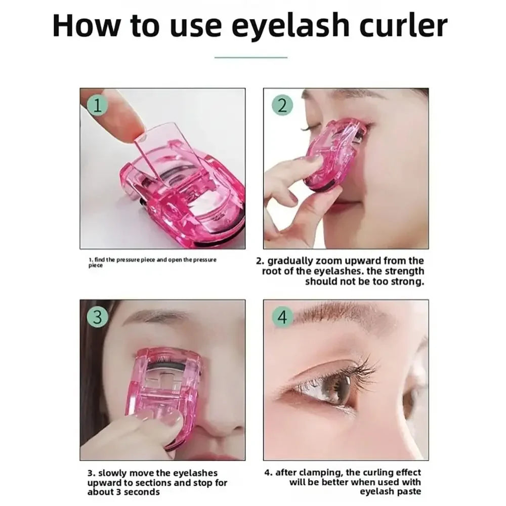 RUZOFO Mini Folding Eyelash Curler – Multicolor Clip Tool Eyelash Curler HIP